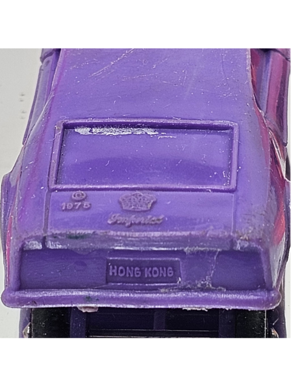 Vintage 1975 Imperial Hong Kong Plastic Toy Cars Lot of 4 Pink Orange Purple - Picture 13 of 15